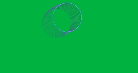 Graphic designer showcasing infinity loops on transparent canvas with neon Stock Footage 317594897