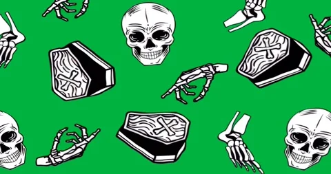 Graphic designers applying Halloween pattern on transparent background showing 動画素材 317527373