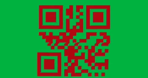 Graphic designers exploring tech with distorted QR code pattern on transparent Stock Footage 317595453