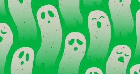 Graphic designers using off-white ghost silhouettes with speckled look on Stock Footage 317527436