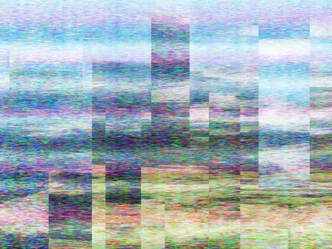 Graphic Display Glitchs Backdrop Stock Illustration