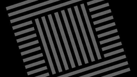 Graphic drawing in black and white with stroboscopic and hypnotic effect. Stock Footage 118520070
