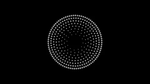 Graphic drawing in black and white with stroboscopic and hypnotic effect. Stock-Footage 120110654