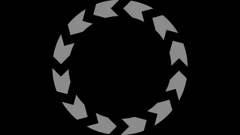 Graphic drawing in black and white with stroboscopic and hypnotic effect. Stock-Footage 126955459