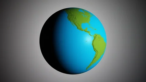Graphic Earth rotation Stock Footage 111054341
