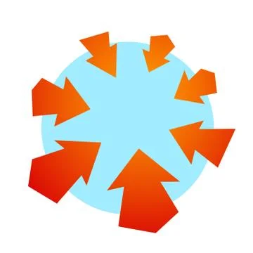 Graphic element arrow Stock Illustration