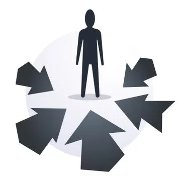 Graphic element arrow Stock Illustration