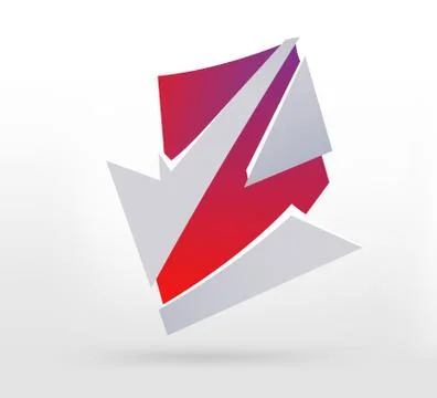 Graphic element arrow Stock Illustration