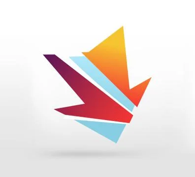 Graphic element arrow Stock Illustration