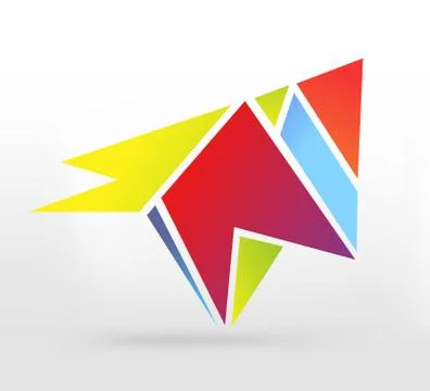 Graphic element arrow Stock Illustration