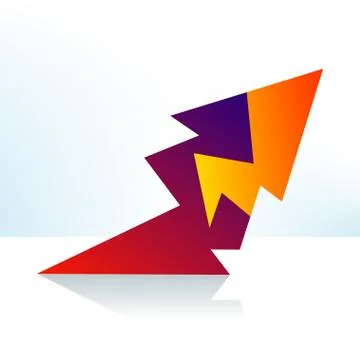 Graphic element arrow Stock Illustration