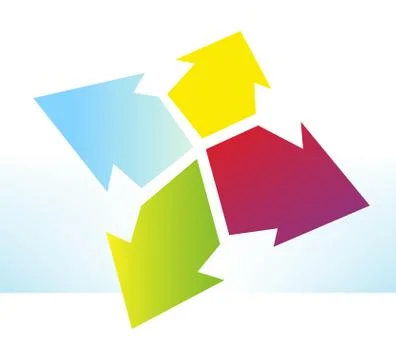 Graphic element arrow Stock Illustration