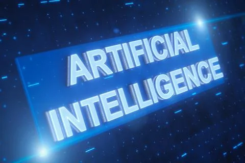 Graphic elements and Artificial intelligence Stock Illustration