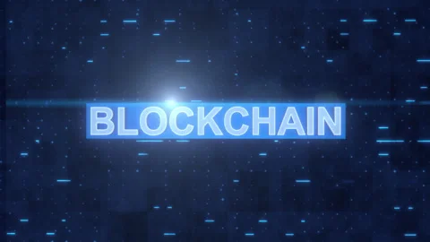 Graphic elements and Blockchain Stock Footage 277386035