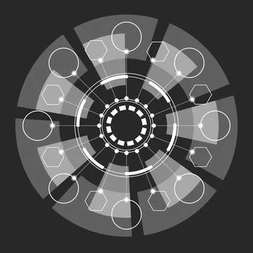 Graphic elements for design, banners, illustrations, flyers. Illustrazione stock