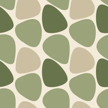 Graphic elements green and beige pattern Illustrazione stock