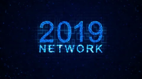 Graphic elements on a information technology background. Stock Footage 97930782