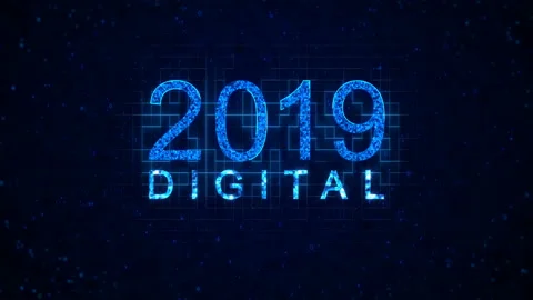 Graphic elements on a information technology background. Stock Footage 97931102