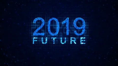 Graphic elements on a information technology background. Stock Footage 97931797