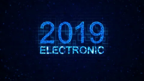 Graphic elements on a information technology background. Stock Footage 97933274