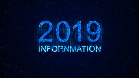 Graphic elements on a information technology background. Stock Footage 97933870