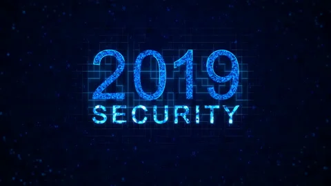 Graphic elements on a information technology background. Stock Footage 97934896