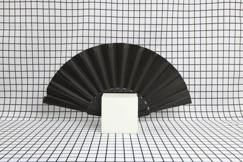 Graphic empty object display stand Stock Photos