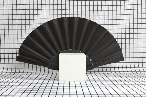 Graphic empty object display stand Stock Photos