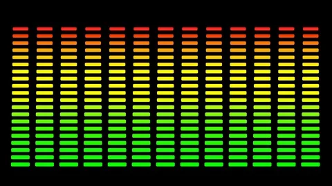 Graphic EQ Spectrum Stock Footage 99763352