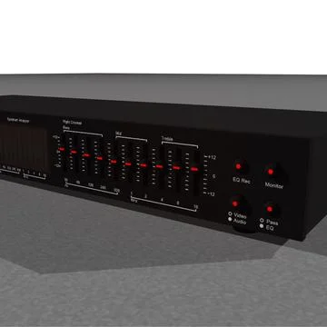 Graphic Equalizer: AudioSource 10 Band EQ for Stereo 3D Model