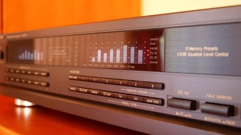 Graphic equalizer Stock Footage 80006525