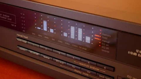 Graphic equalizer Stock Footage 80007680