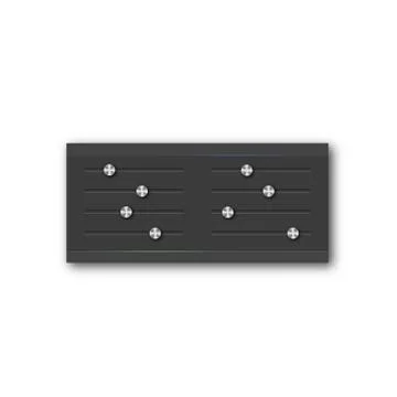 Graphic equalizer with a set of sliders, vector illustration. イラスト素材