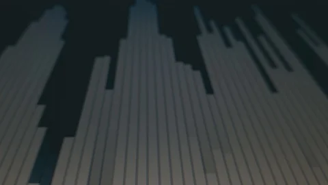 Graphic Equalizer Spectrum Bands  Stock Footage 99834467