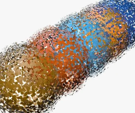 Graphic explosion Stock Illustration