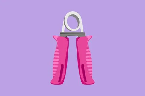 Graphic flat design drawing hand expander icon, logotype, symbol. Sports eq.. Stock-Illustration