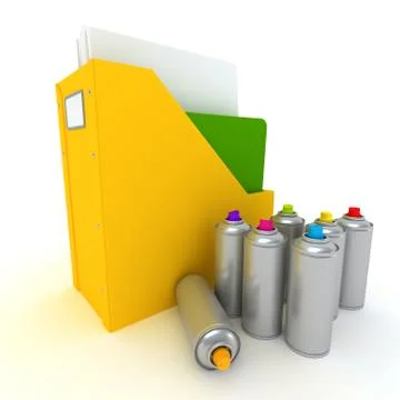 Graphic folder Stock Illustration