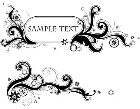 Graphic frame Stock Illustration