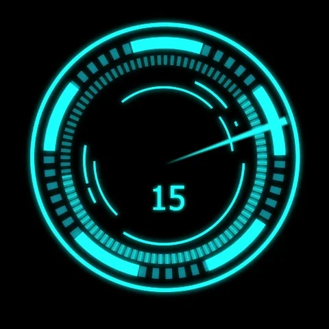 Graphic futuristic polygon digital technology computer network Stock Footage 125041242