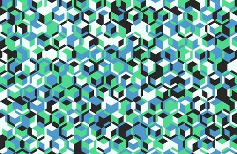 Graphic geometric pattern with minimal shapes and trendy design. Perfect for  Stock Illustration