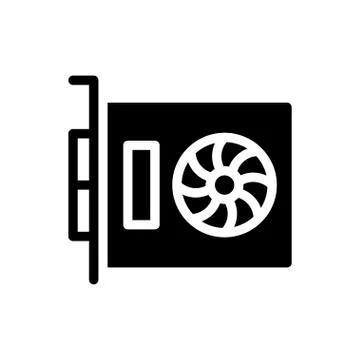 Graphic glyph flat icon 스톡 일러스트