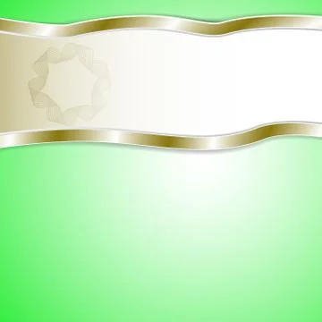 Graphic green background for text and message Stock Illustration