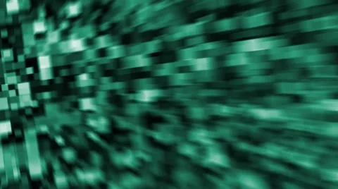 Graphic Green Blocks Digital Background Stock Footage 36203780