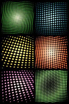 Graphic halftone elements. 스톡 일러스트