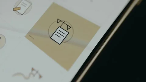 Graphic icon representing the concept of BRIEF, brief project Stock Footage 333404785