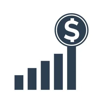 Graphic Icon on white background. Stock Illustration