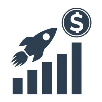 Graphic Icon on white background. Stock Illustration