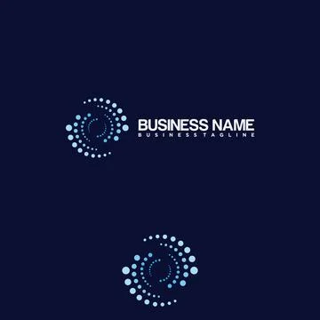 Graphic illusion optic for technology web symbol Stock Illustration