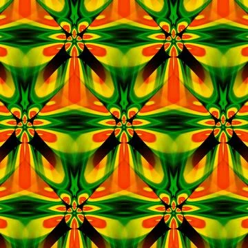 Graphic illustration mandala background geometric kaleidoscope shape abstract Stock Illustration