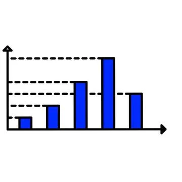 Graphic illustration of a mathematical formula Stock Illustration